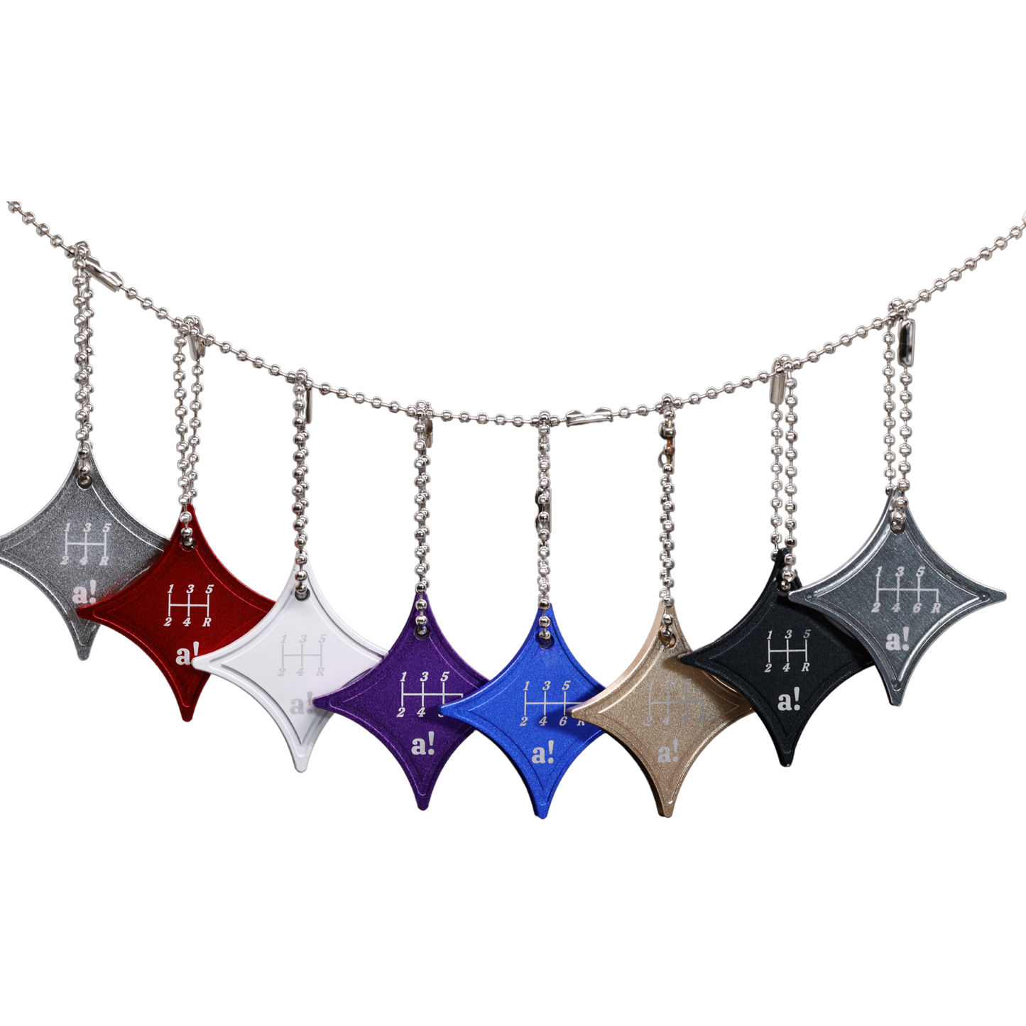 Shift Pattern Keychain