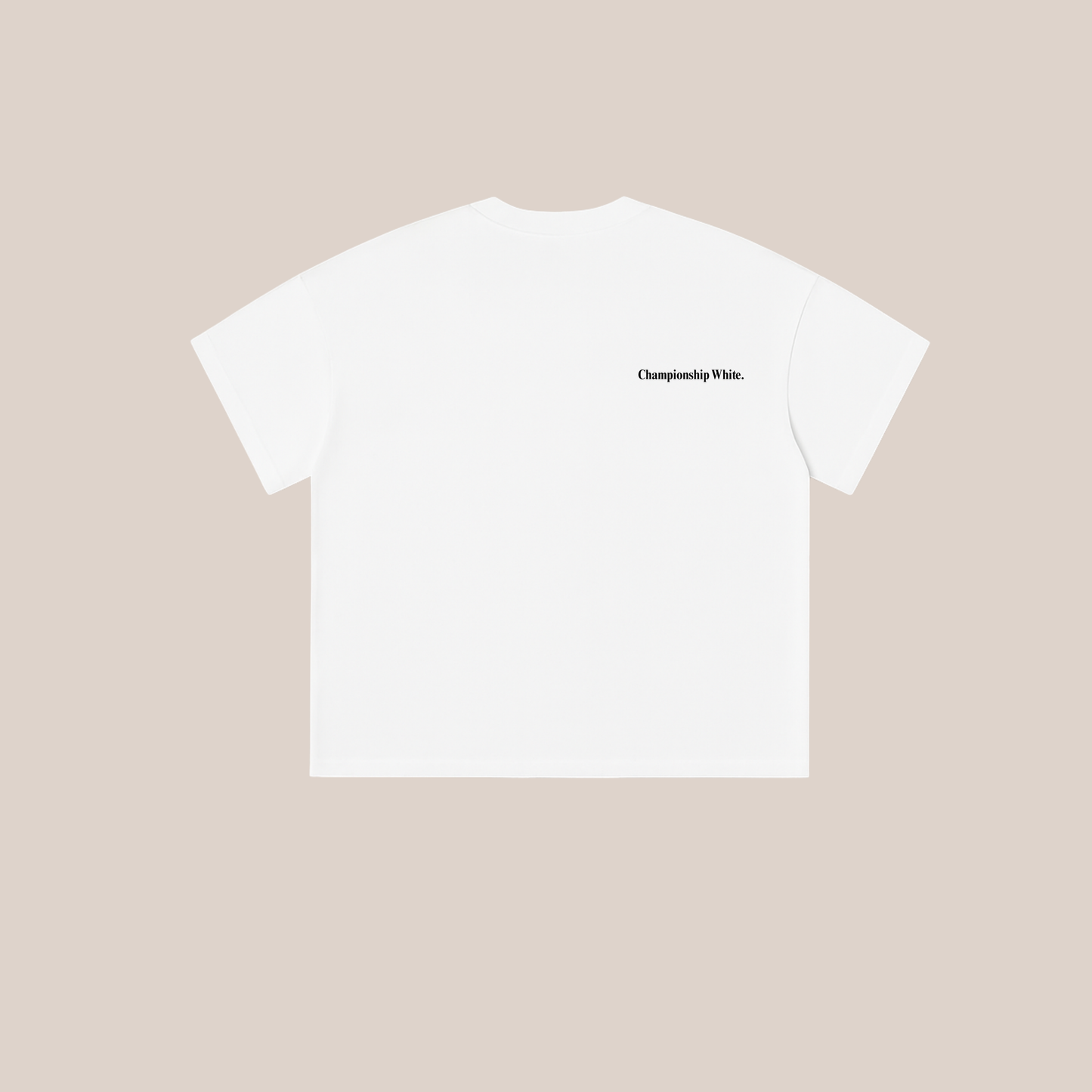 Championship White - Oversized Fit Shirt